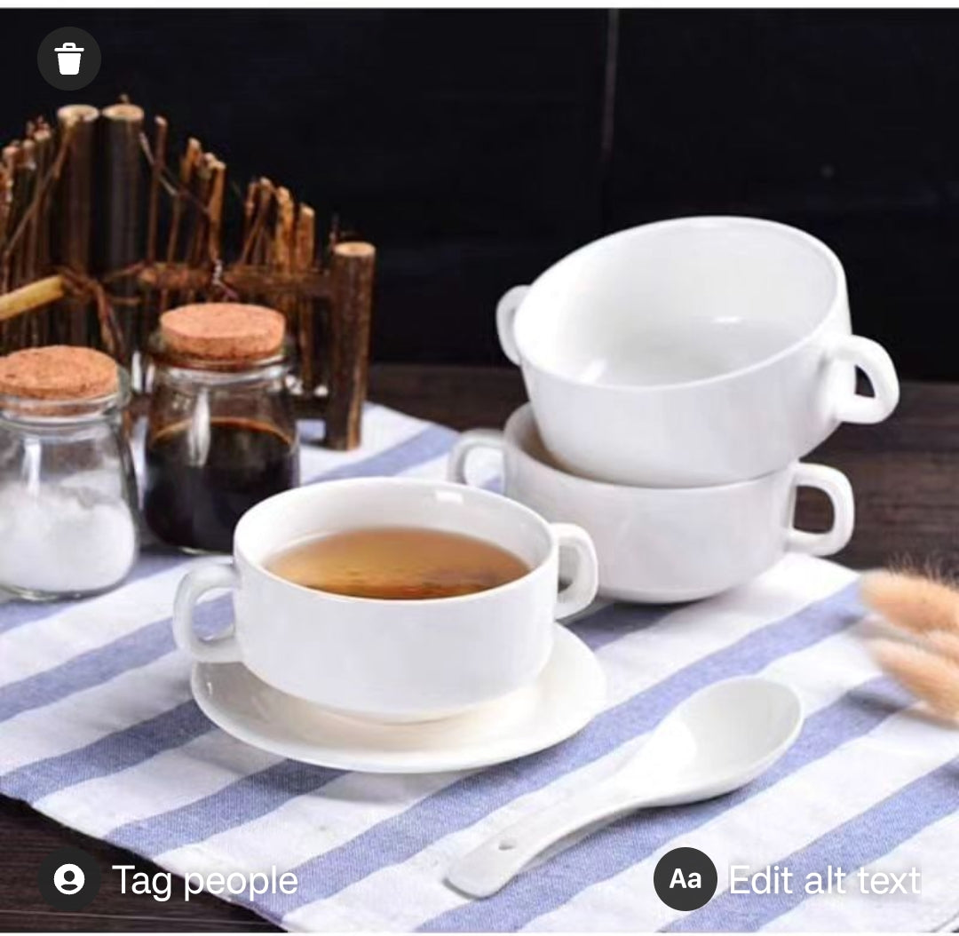 Ceramic Porcelain Soup Bowls