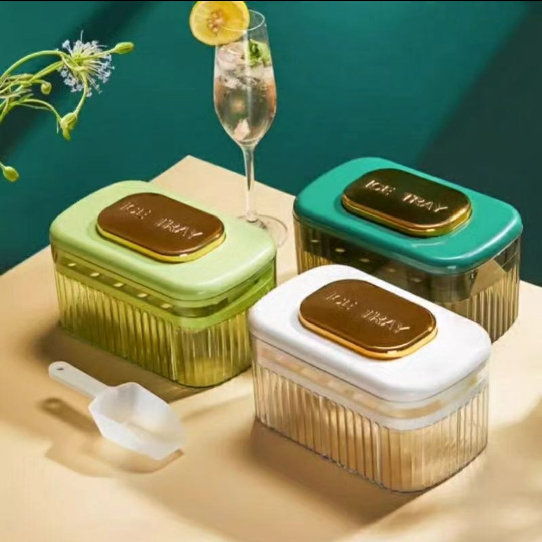 Multi-layer 48 Grid Ice Cube Tray Box