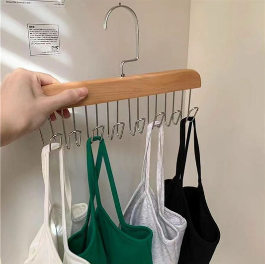 Wooden Plank 8 Hook Hanger