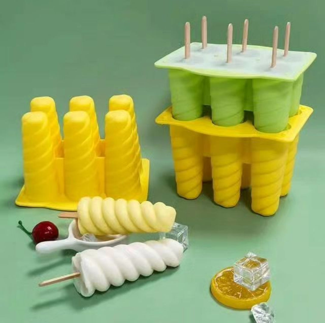 New 6 link Spiral Ice Cream Mould