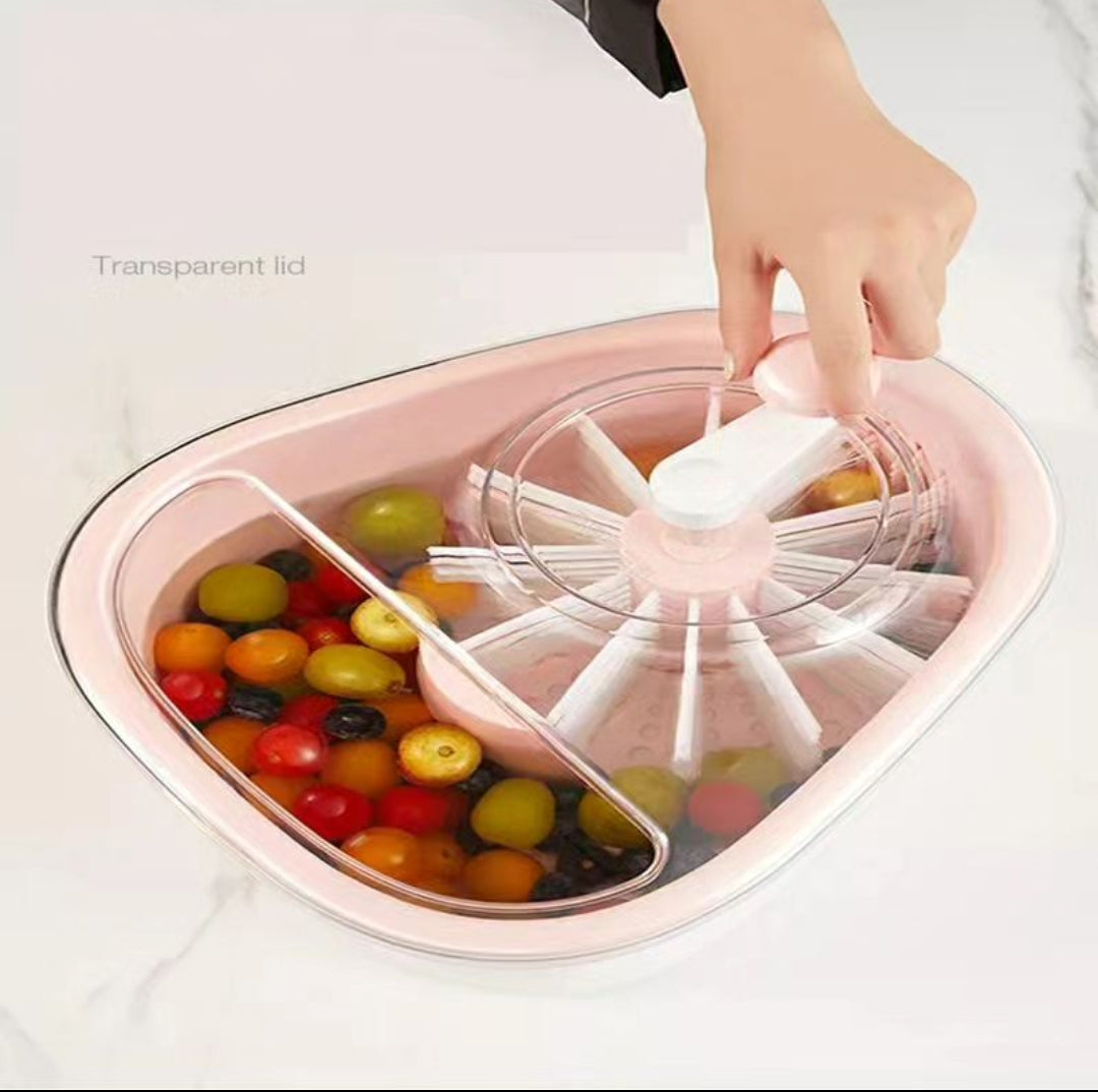 Fruit Cleaner Brush Bucket and Drain Kit