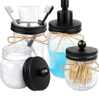 Mason Jar Bathroom Accessories set