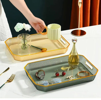 Nordic /Luxury Gold Rimmed Tray