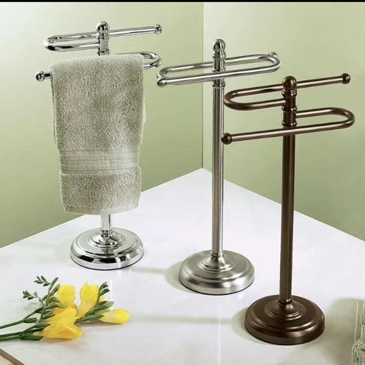 Metallic  countertop  hand /bathing Towel holder 30cm tall