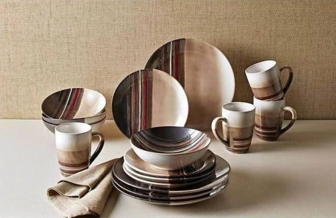 Assorted 24pcs Dinner Set