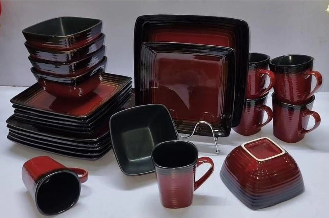Assorted 24pcs Dinner Set
