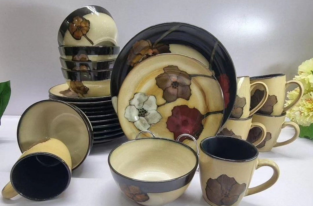 Assorted 24pcs Dinner Set