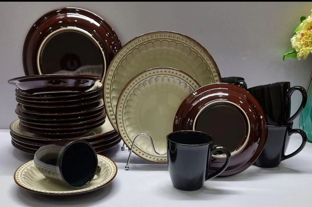 Assorted 24pcs Dinner Set