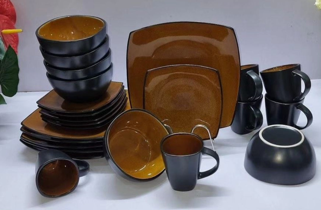 Assorted 24pcs Dinner Set