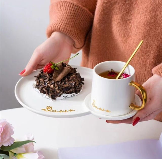 Classy cup saucer set