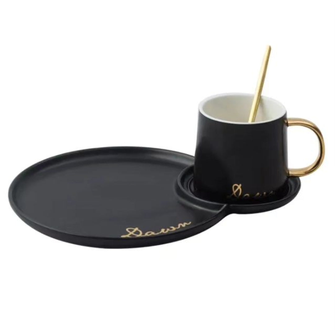 Classy cup saucer set