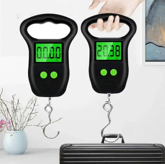 50kg Portable, Hanging Scale With Backlight Clear Reading