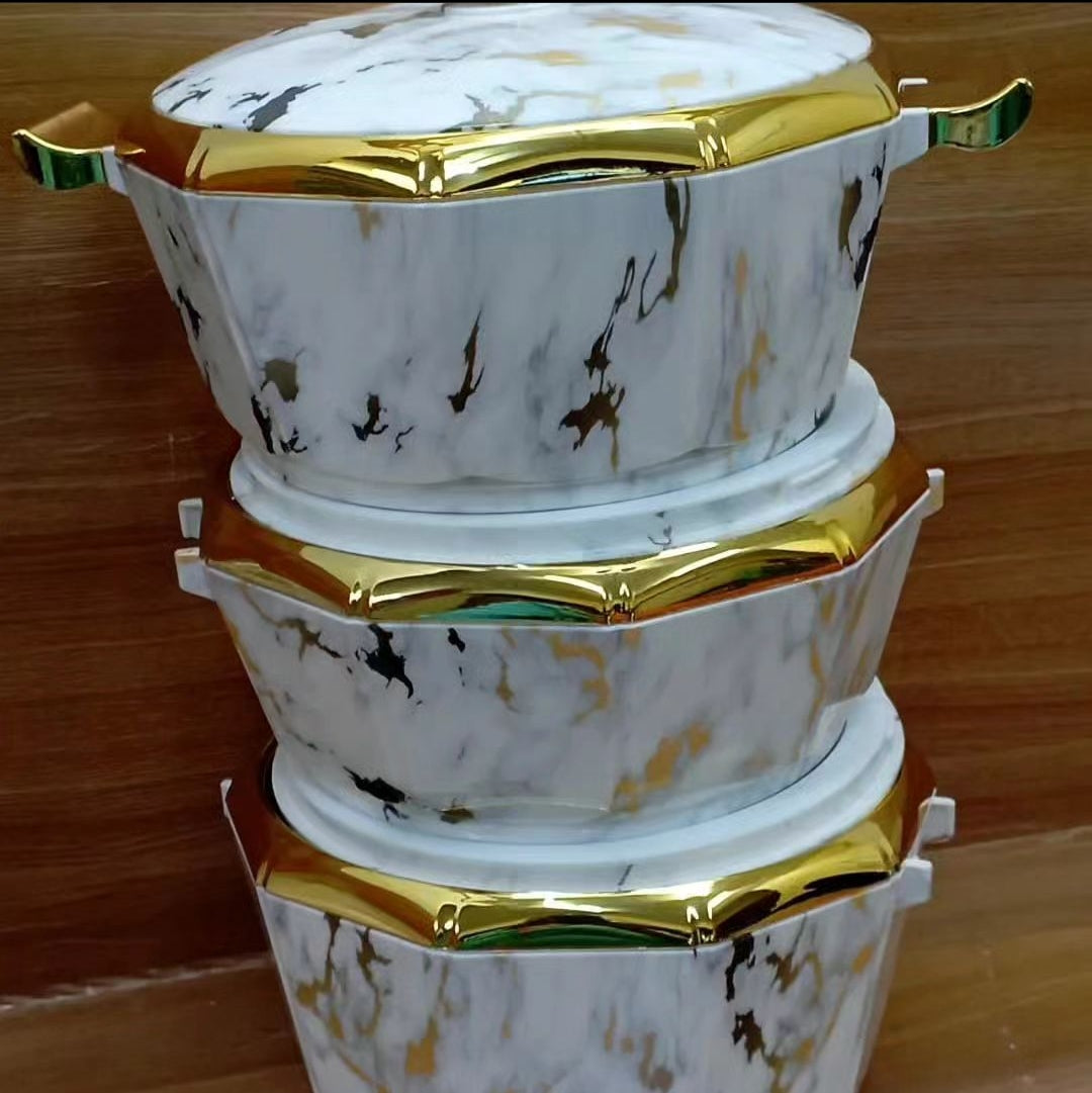 Luxurious Insulated Nordic Golden Touch Food Warmers