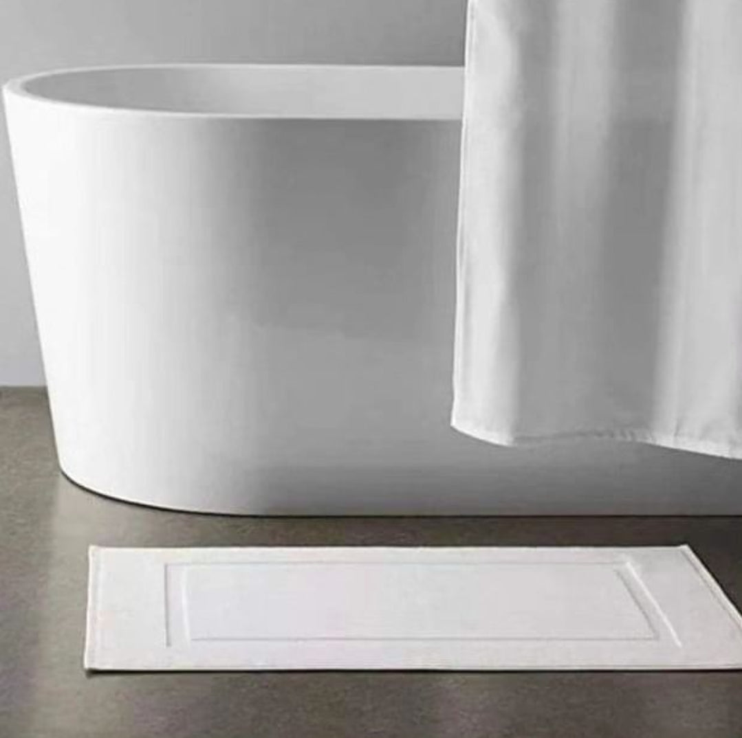 White Absorbent Floor/Bath Mats