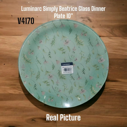 Tempered Glass Dinner Plates 10"