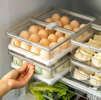 Transparent Egg Box With Lid