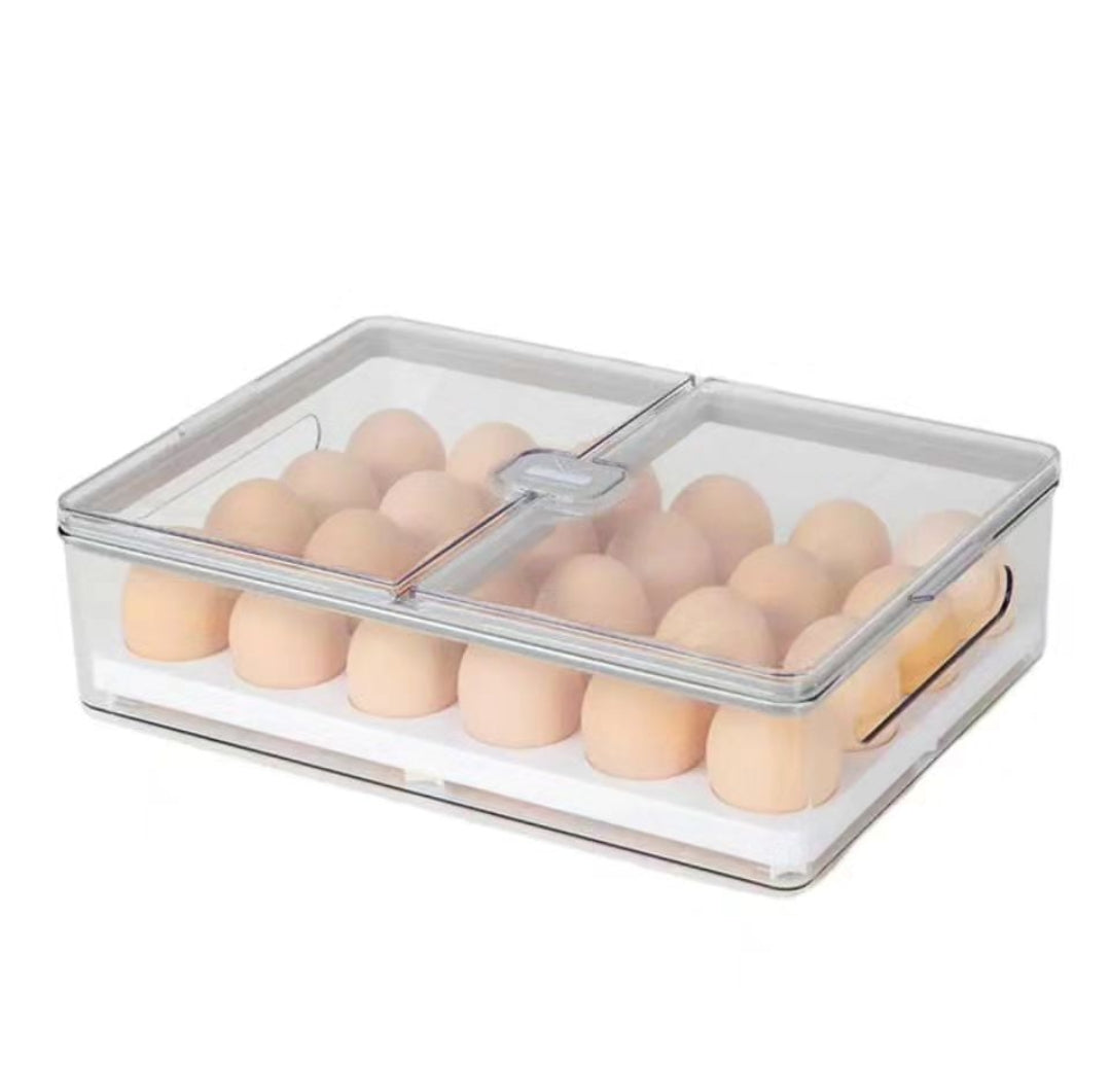 Transparent Egg Box With Lid