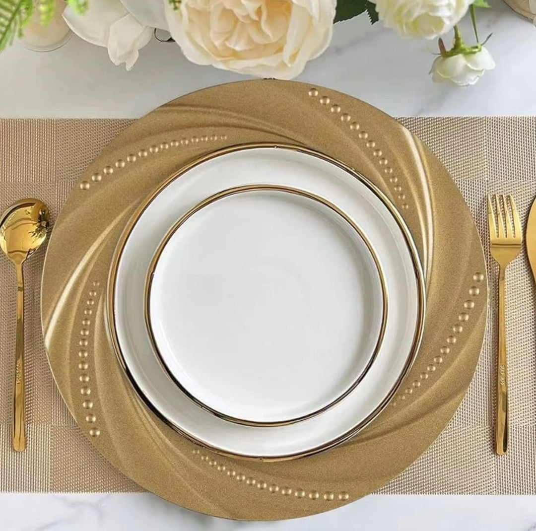 6pcs Charger plates