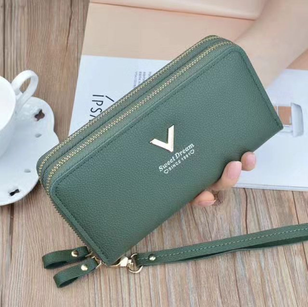 Double Zipper Wallets