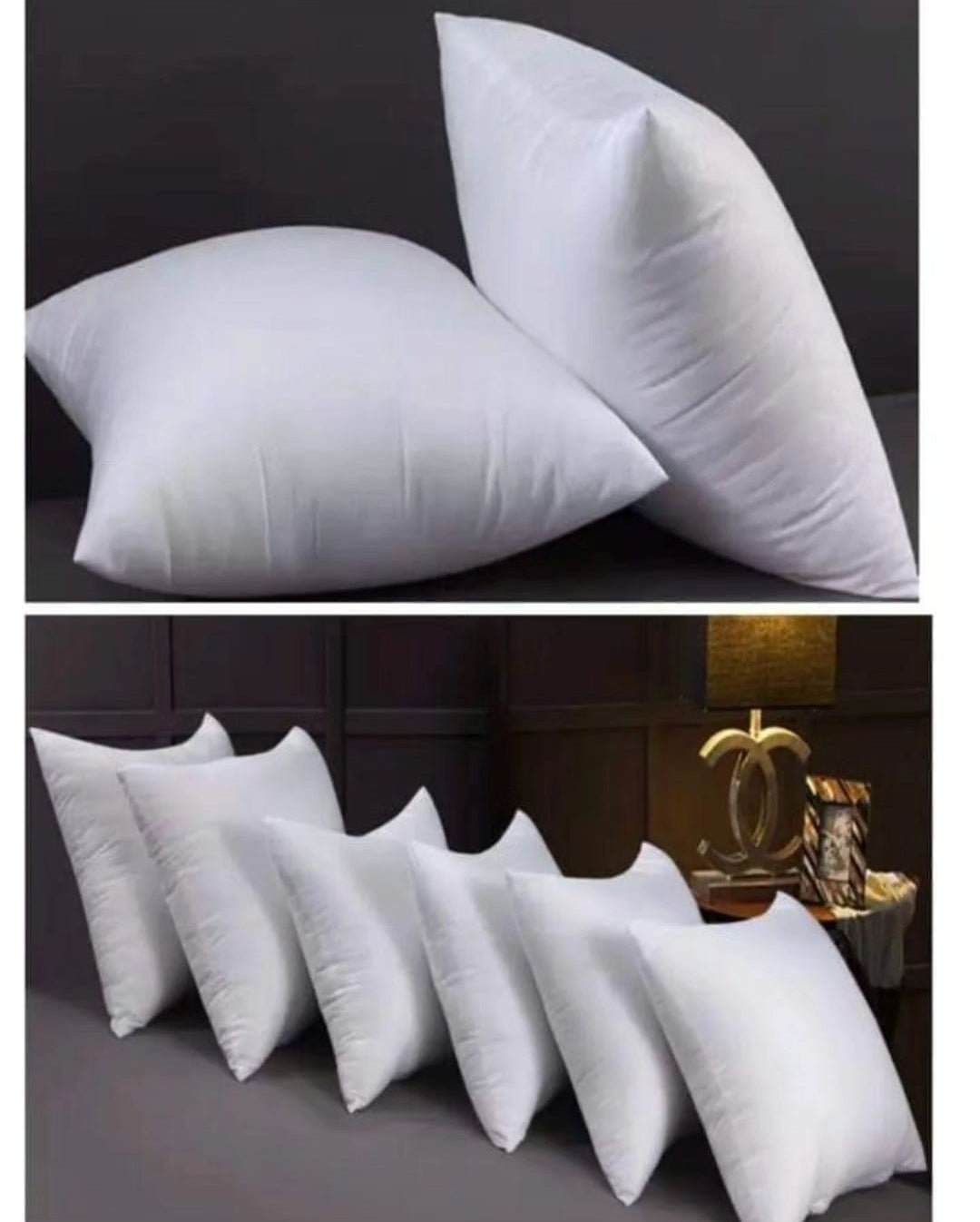 Fiber cushions/Throw pillows