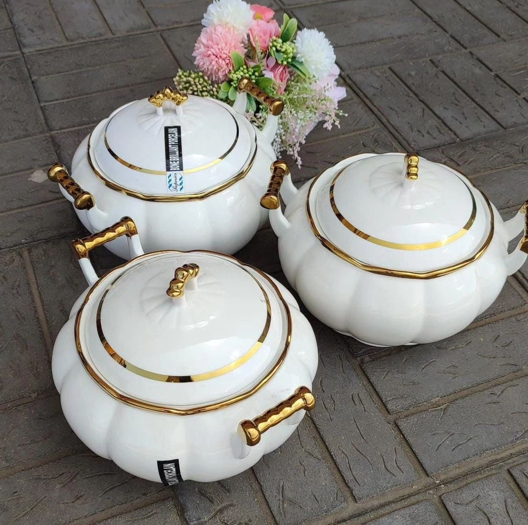 3pcs Assorted Serving Bowls