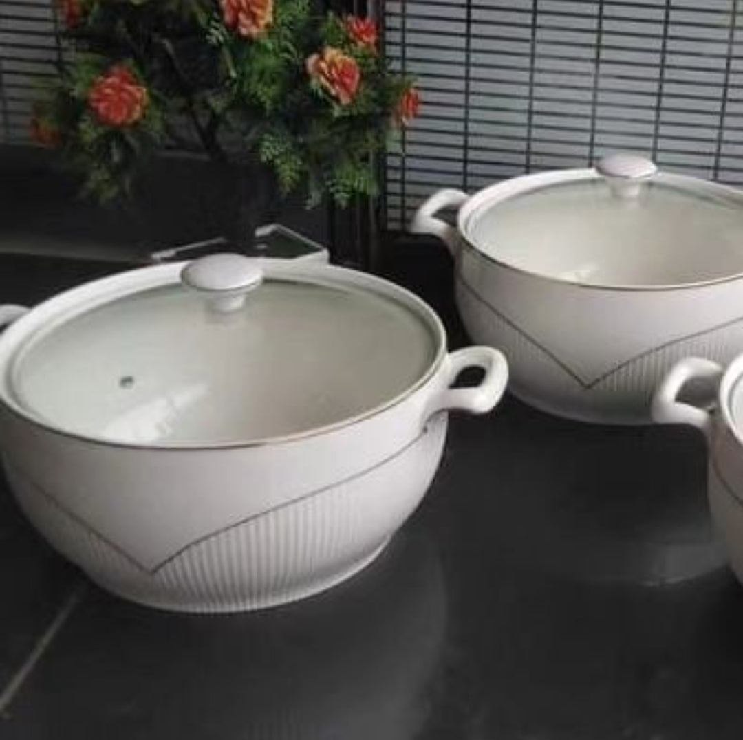 3pcs Assorted Serving Bowls
