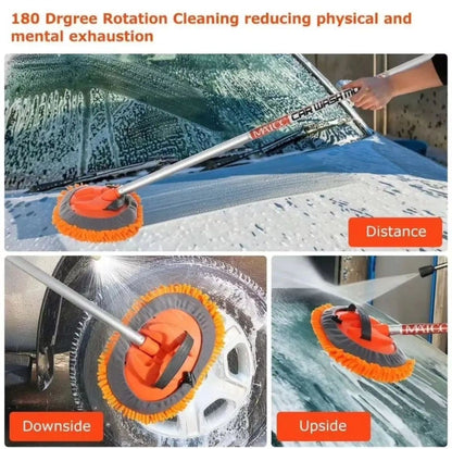 Multipurpose home /Car Adjustable Telescopic Wash Towel Chenille Mop