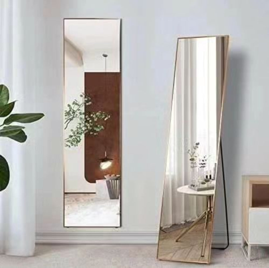 Standing/Dressing Mirrors With Metallic Frame