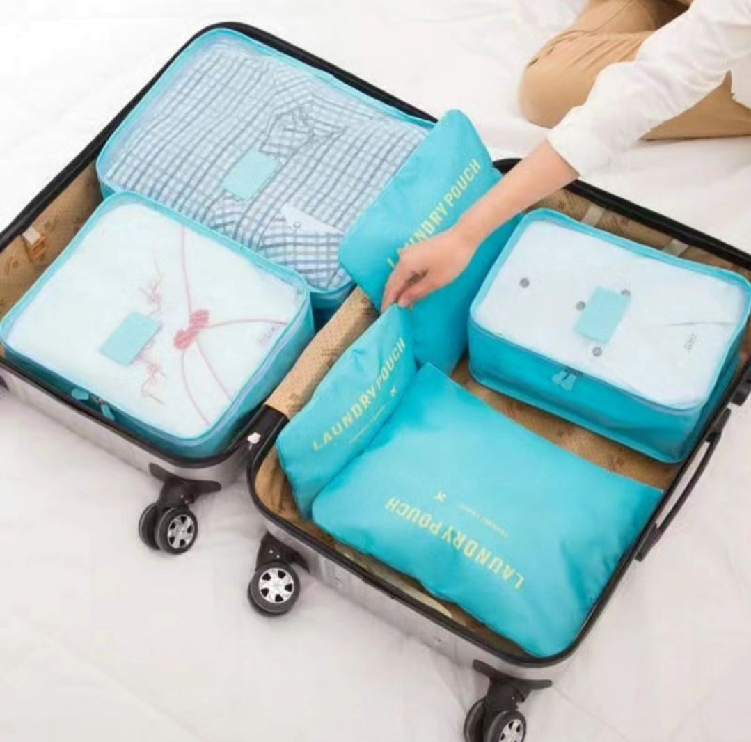 6 pcs  Travel /Suitcase Organizers
