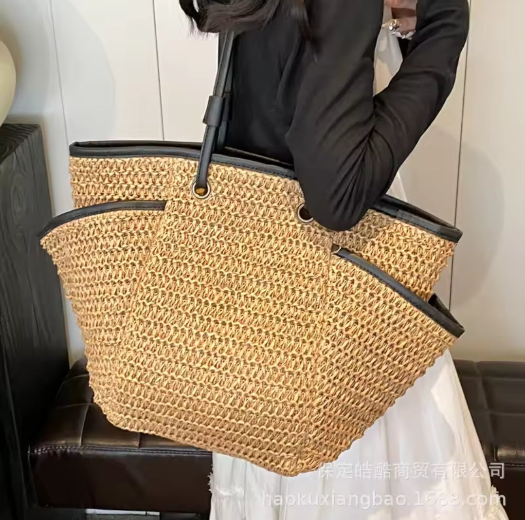 Straw Tote Bag