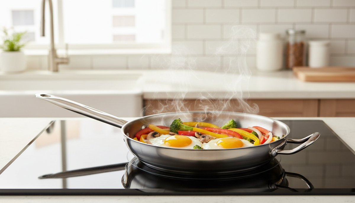 SoulChef Frying Pan SS443 32X5cm-HM-BA567