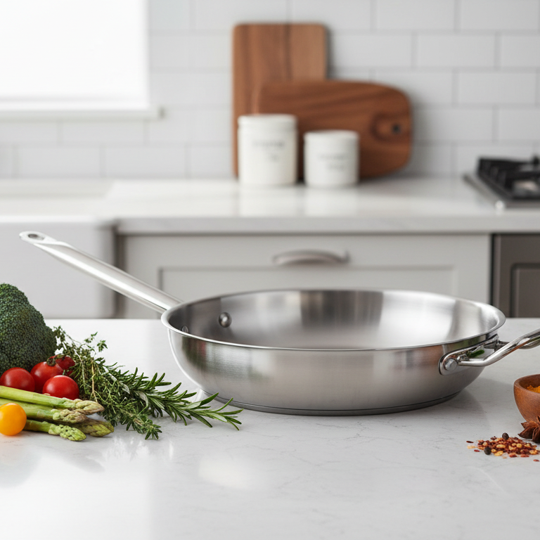 SoulChef Frying Pan SS443 32X5cm-HM-BA567