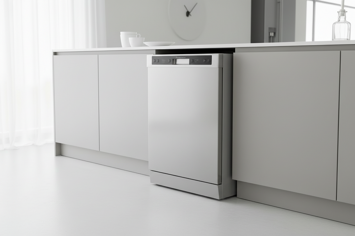 Ramtons Freestanding Dishwasher 12 Place Settings Mar Silver – RW/300