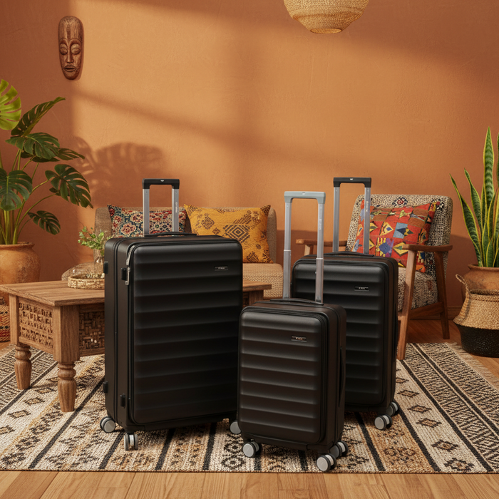 Gemelli Collections 3 in 1 Travel Anytime ABS Suitcase Set 20 24 28 Inch