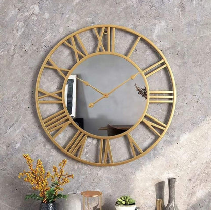 Creative mirror clock