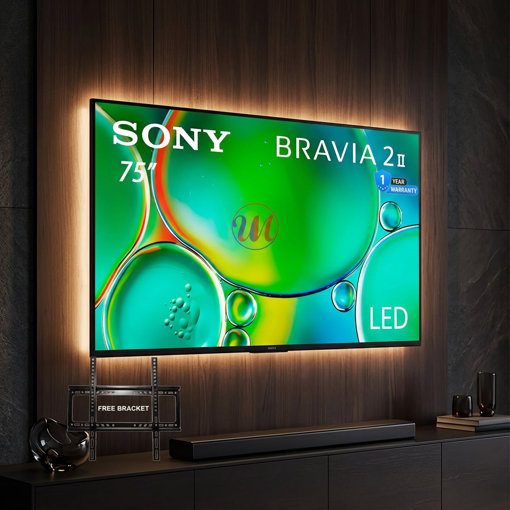 75-Inch Sony BRAVIA 2 4K HDR LED Google TV 75S20