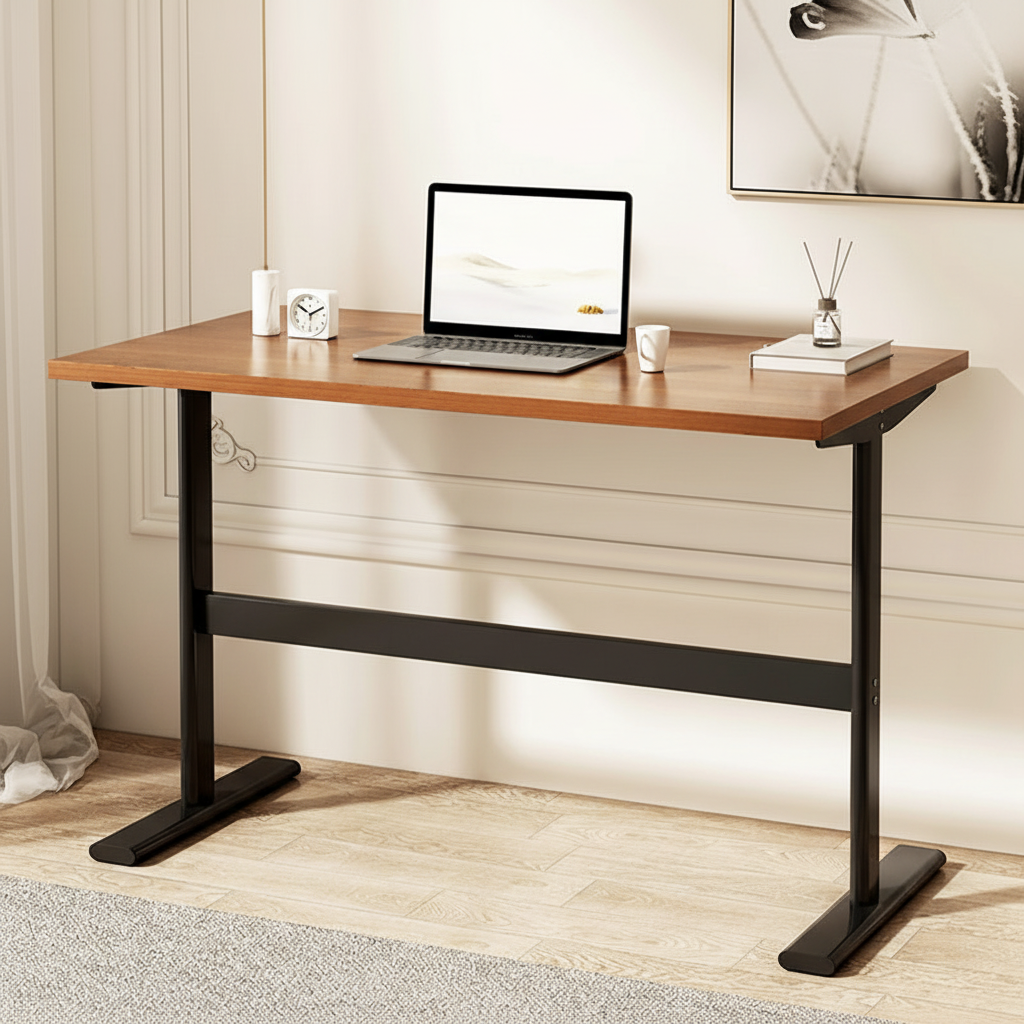 Gemelli Collections office desk measuring 120cm length, 60cm width and 75cm height for office and study use