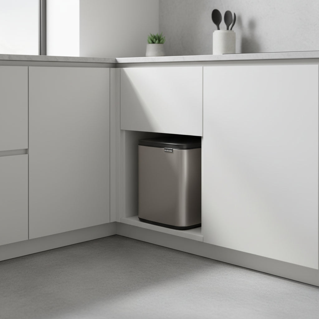 Brabantia Bo Waste Bin – Platinum