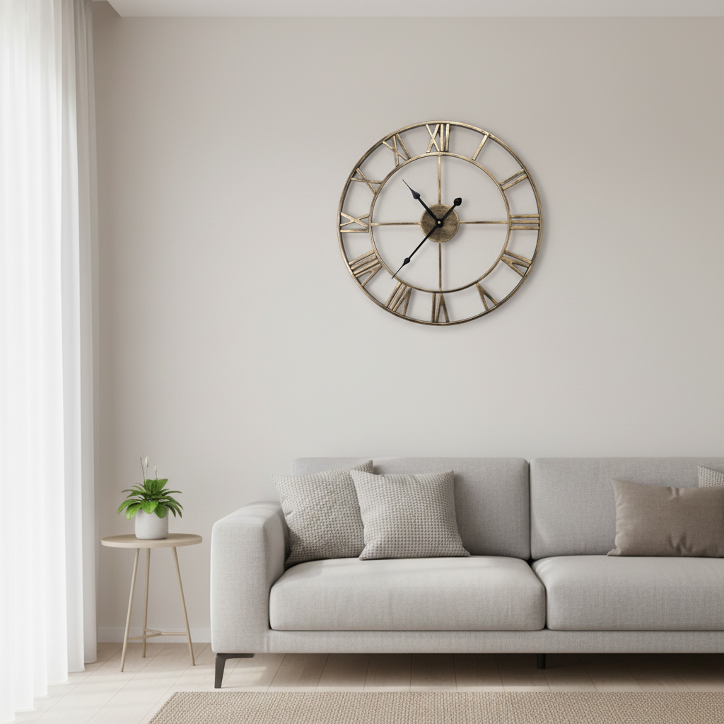 Roman Numeral Wall Clock – 40cm