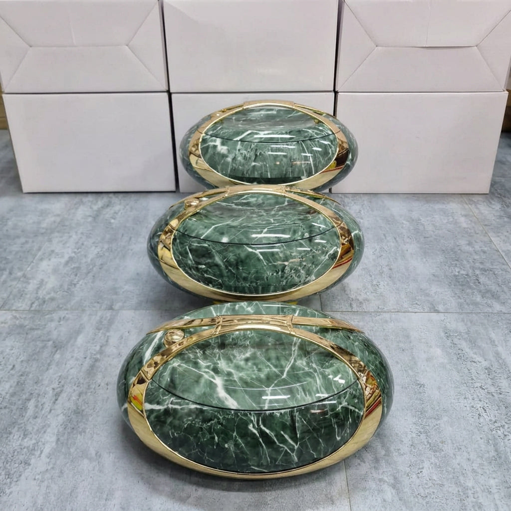 3 Piece Insulated Stainless Steel Food Warmer Set 3L 4L 5L
