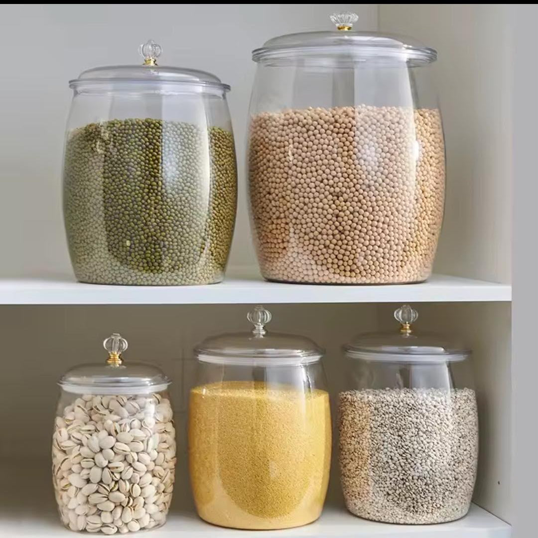 5-Piece Acrylic Airtight Food Storage Container Set