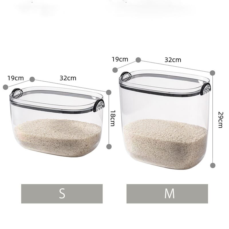 Airtight Acrylic Food Storage Containers for Pantry Organisation