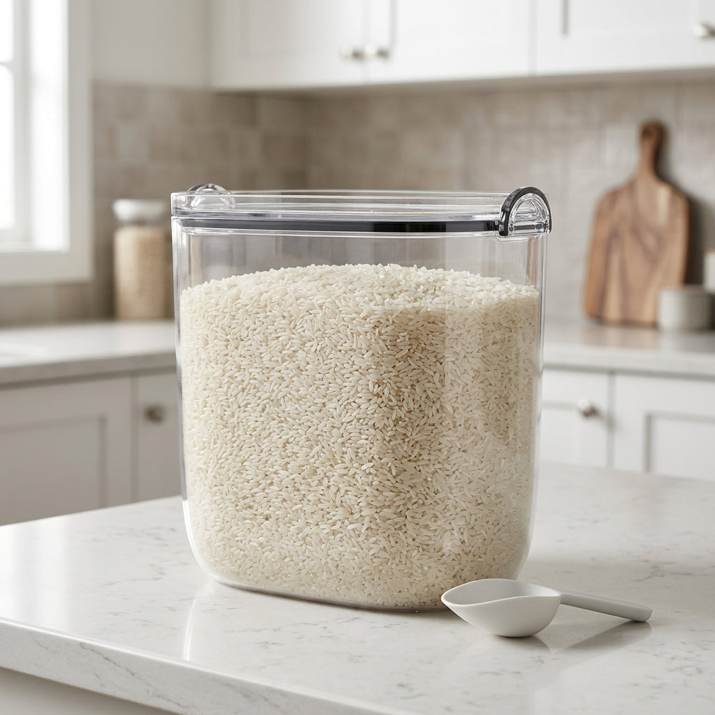 Airtight Acrylic Food Storage Containers for Pantry Organisation