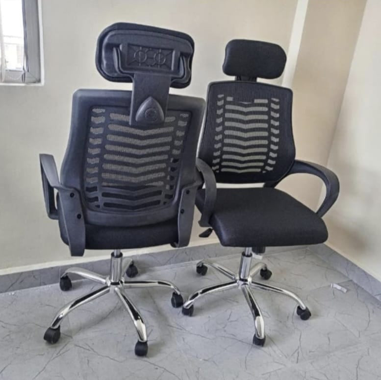 High Back Ergonomic Mesh Office Chair with Adjustable Headrest