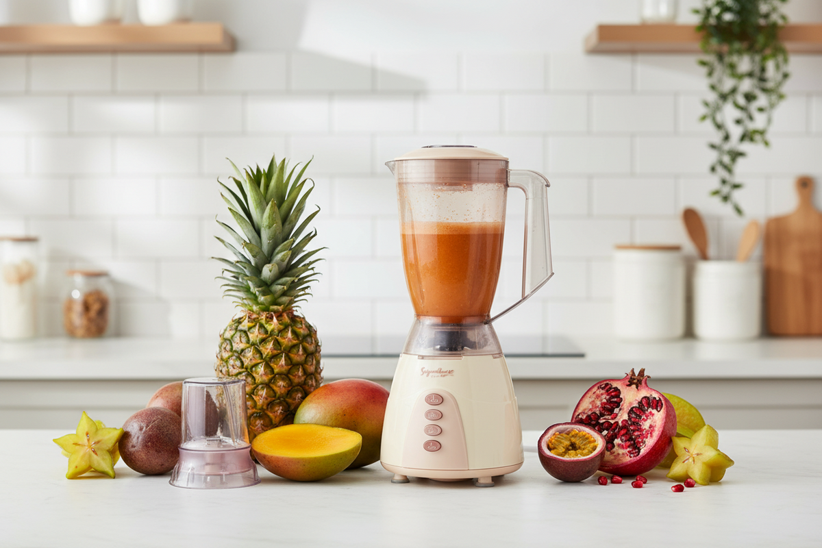 3-in-1 Blender with Grinder and Juicer