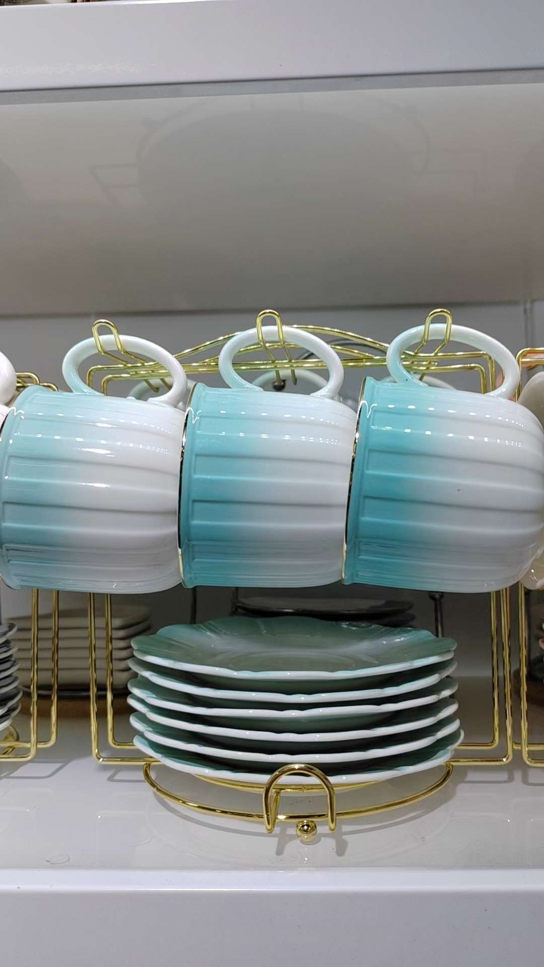 220ml Cup and Saucer set of 6 for Tea and Coffee