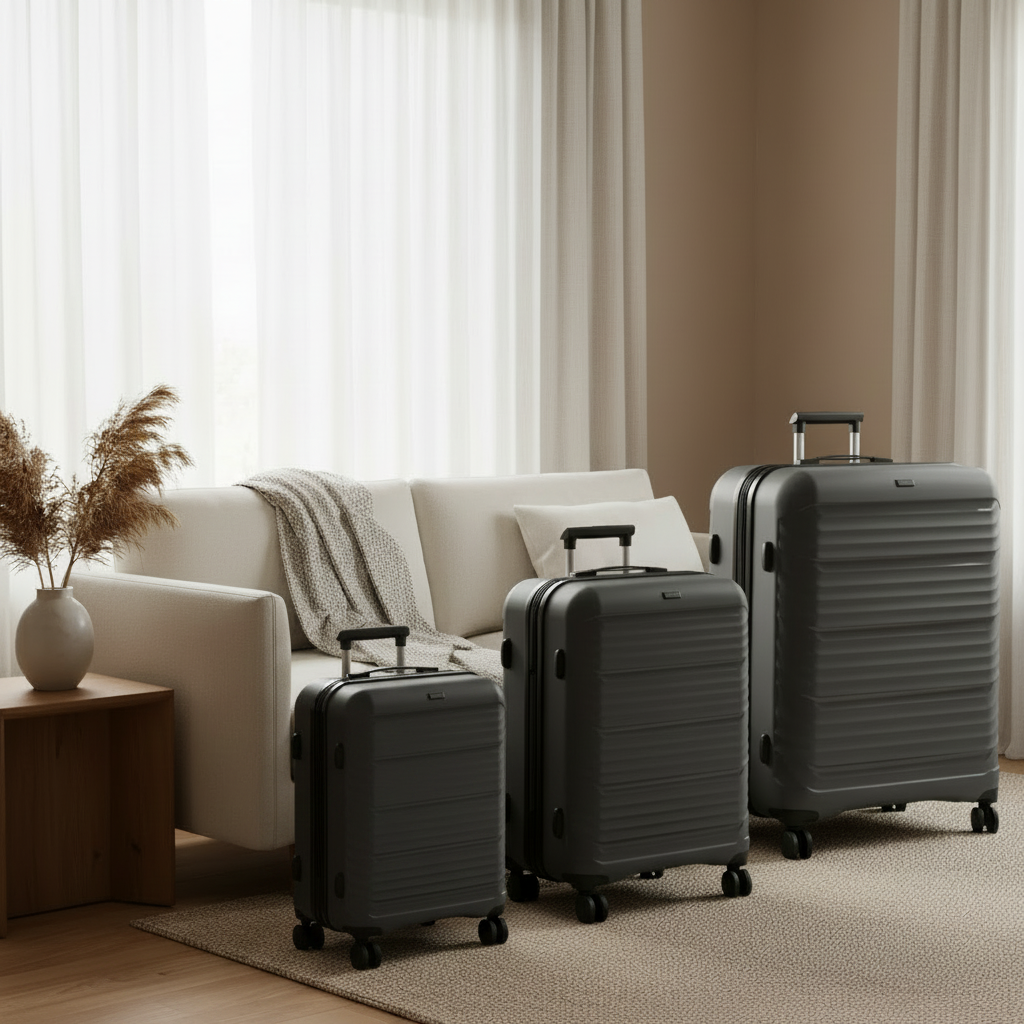 Gemelli Collections 3 Piece Hardshell Luggage Set 20 24 28 Inch Spinner Suitcases