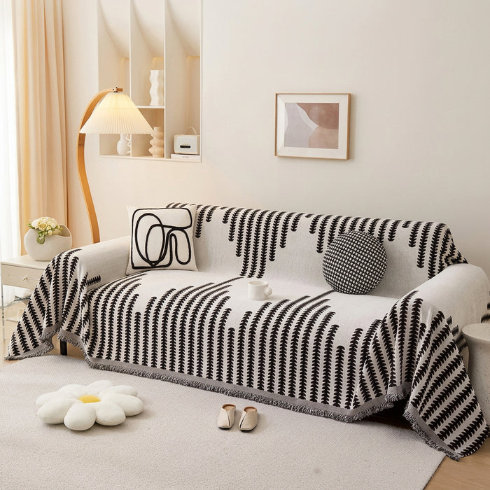 Chenille non-slip sofa cover measuring 180 × 300 cm for a three-seat sofa, available in Nairobi, Kenya