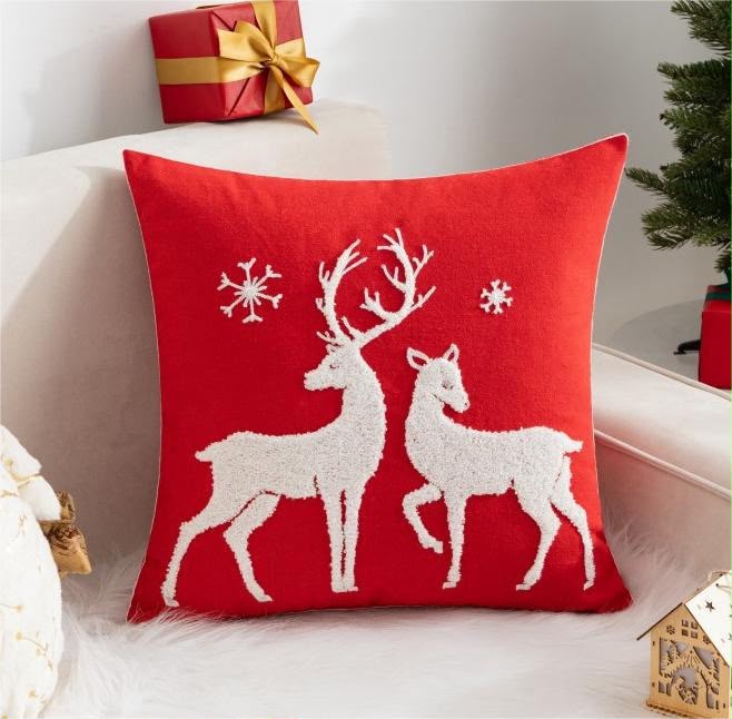 45 × 45cm Christmas cushion cover for festive home décor, available in Nairobi, Kenya
