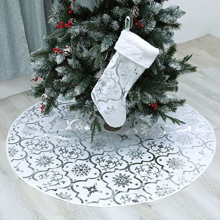 Christmas tree skirt and stockings set, white, available in Nairobi, Kenya